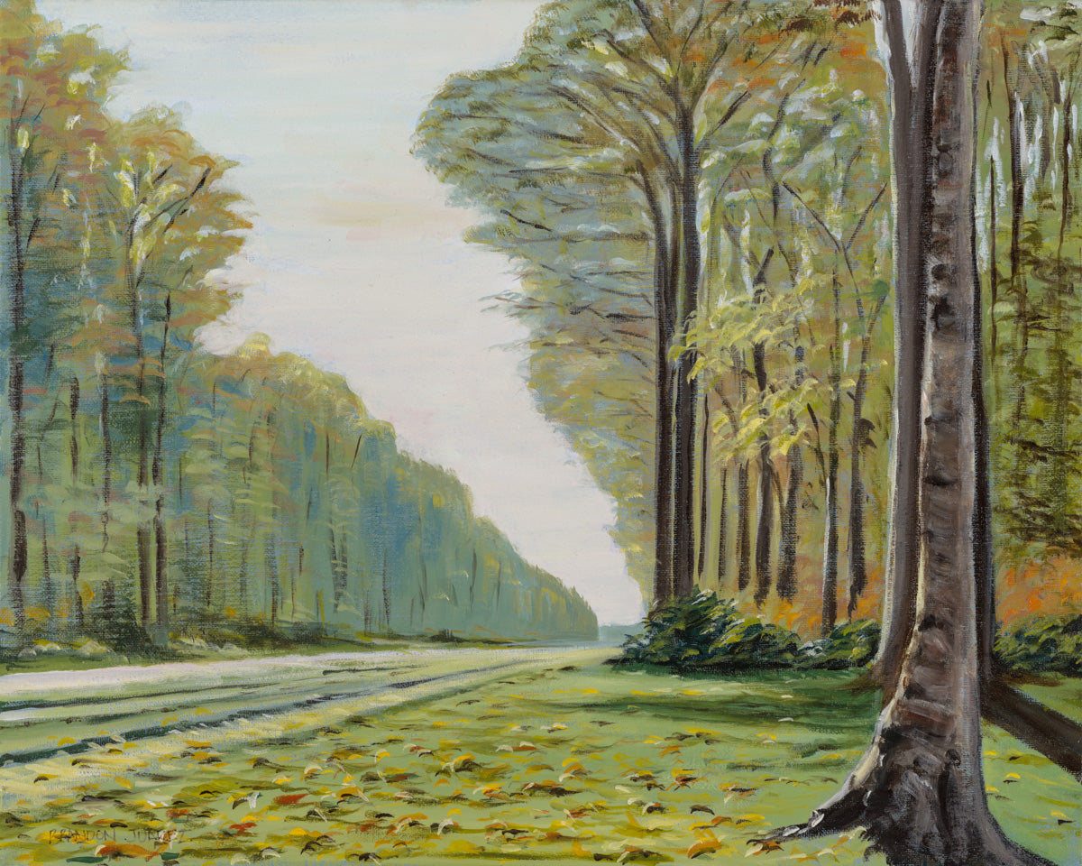 Road to Fontainebleau 08"x10"